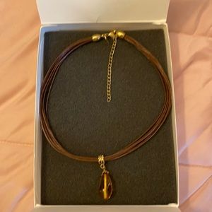 Lia Sophia 15 inch choker necklace.